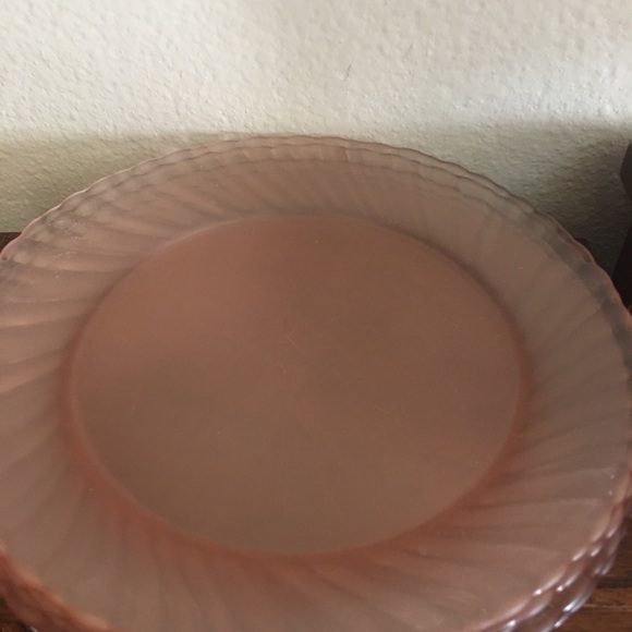 Arcoroc France Dining Set Of 6 Vintage Arcoroc France Pink Glass Poshmark
